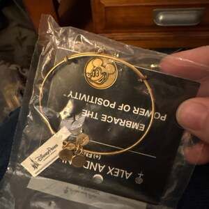 Brand New Disney Parks Alex and Ani Mickey Mouse Gold Bracelet RETIRED